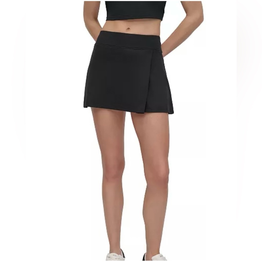 NWT Level Up Active Athletic Skort Size 2X Skirt Built In Shorts Women's Black